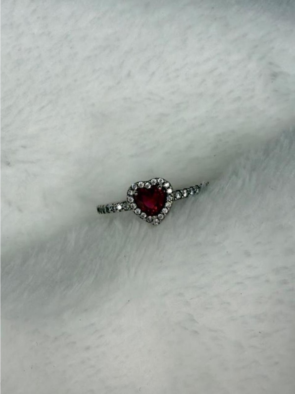 Pandora heart ring, SILVER, SIZE 9
